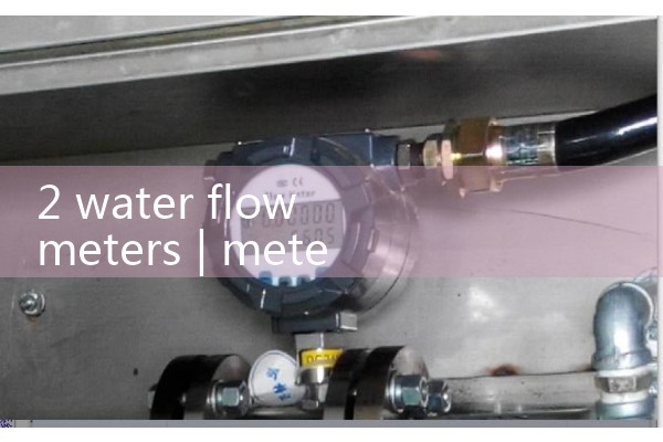 2 water flow meter